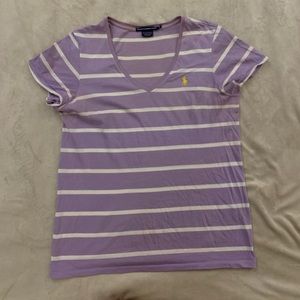Ralph Lauren striped V-neck shirt